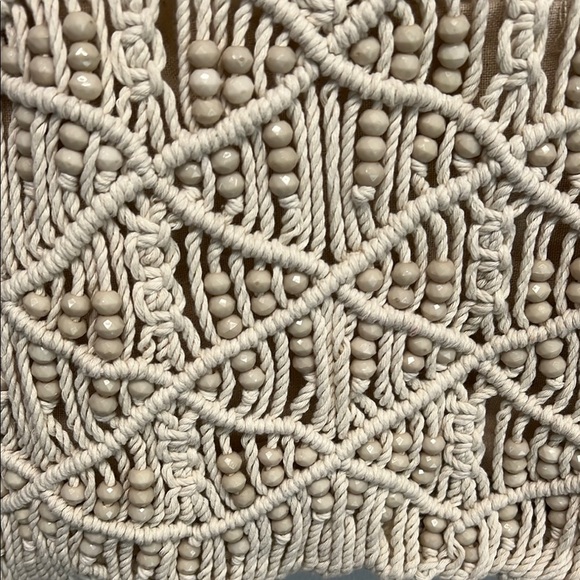 ✨Antik Kraft Beaded Macrame Shoulder Bag w/ Zipper closure - Picture 3 of 7